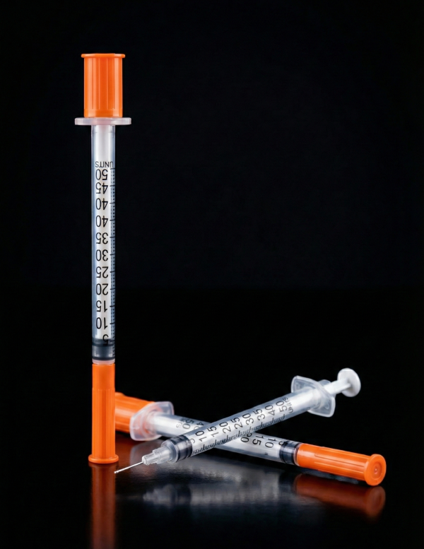 [100 Pack] 0.3ml Insulin Syringe